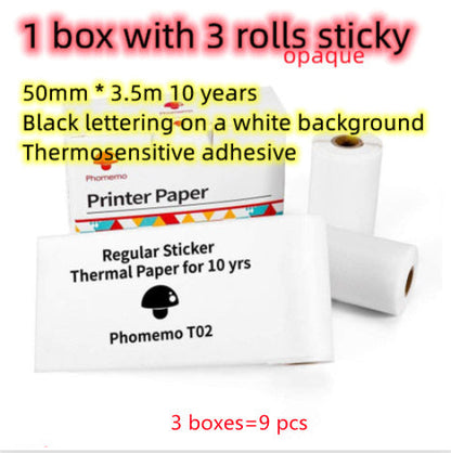 Portable Mini Thermal Label Printer Home Photo Printer Student Wrong Question Printer Bluetooth Mini Label Printer Price Tag